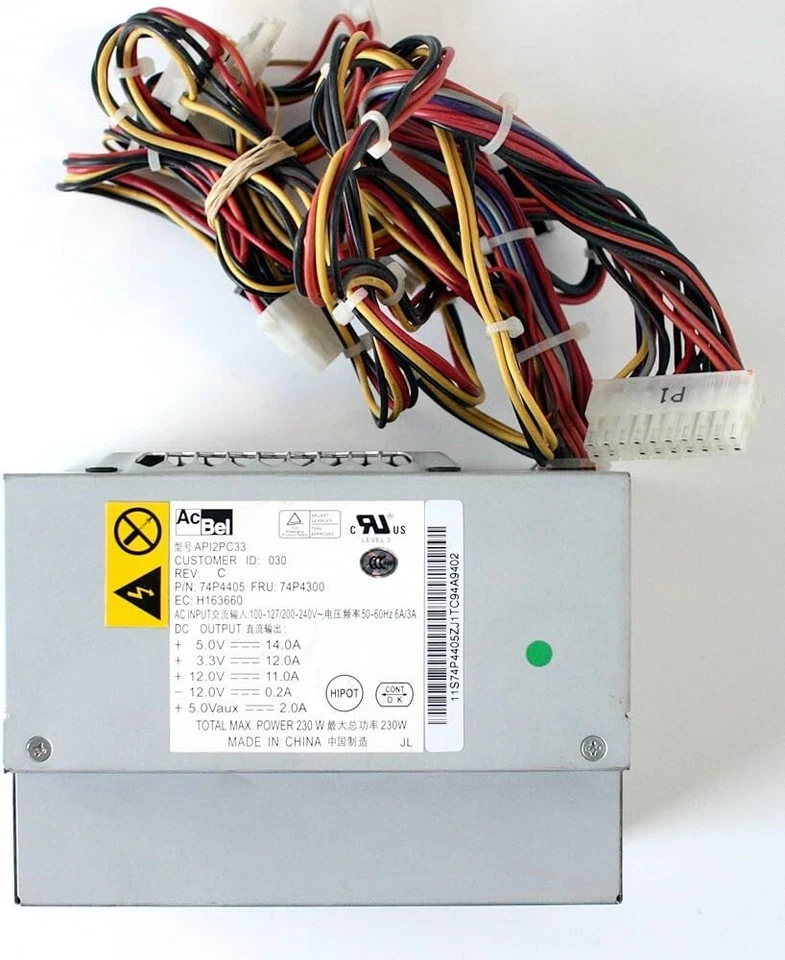 ALIMENTATORE IBM/LENOVO 74P4300/74P4405 - Immagine 1 di 1