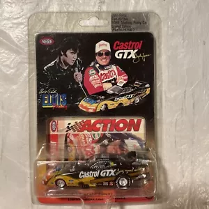 1998 ACTION 1/64 JOHN FORCE CASTROL ELVIS MUSTANG FUNNY CAR LIMITED EDITION - Picture 1 of 5