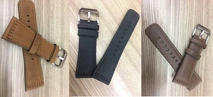 28mm x 24mm Genuine Leather Band Strap bracelet 5mm thickness - Picture 1 of 7