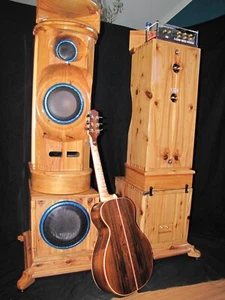 AUDIOPHILE SPEAKERS, UNIQUE, SOLID WOOD, Celestion, Focal, B & W, FREE DELIVERY - Picture 1 of 21