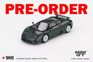 (Pre-order) Mini GT #968 Bugatti EB110 GT Verde Scuro Diecast Model Car - Bild 1 von 4