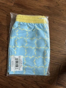 NWT/NIP TBBC Beaufort Bonnet Swim Trunks Sapadilla School Of Fish Size 12 - Picture 1 of 3