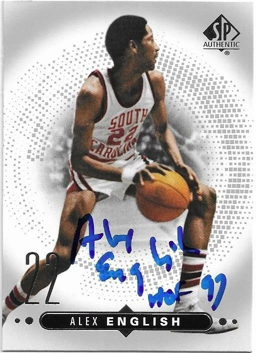 ALEX ENGLISH Autographed Signed 2014-15 card South Carolina Gamecocks Basketball Foto 1 de 1