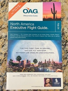 OAG Pocket Executive Flight Guide North America Edition February 2004 - Picture 1 of 1
