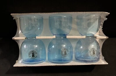 (3) Ikea Barfota Blue Bud Vase, 3.5” Tall - Image 1 of 4