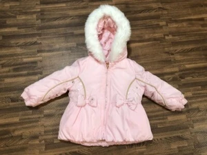 London Fog Baby Girls Hooded Jacket Pink Size 12M - Picture 1 of 9