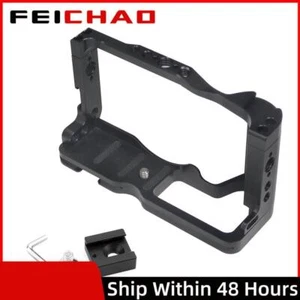 FEICHAO Camera Cage w Cold Shoe Mount for ARRI Handle for Canon EOS M6 Mark II - Picture 1 of 6