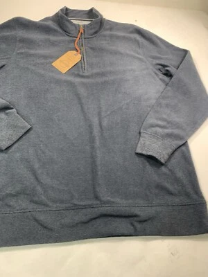 Suéter Impermeable Para Hombres 2XL Manga Larga 1/4 Cremallera Gris Exterior De Colección Nuevo Con Etiquetas Foto 1 de 4