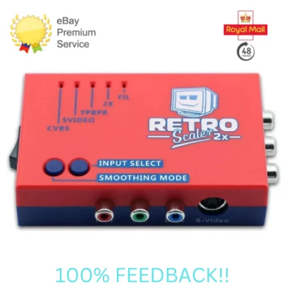 BITFUNX RetroScaler 2x Retro Konsolen auf HDMI Adapter HDMI-kompatibel Konverter RETRO!!