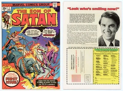 Son of Satan #1 (NM- 9.2) 1st Solo Series Daimon Hellstrom 1st Possessor 1975 - Image 1 of 3