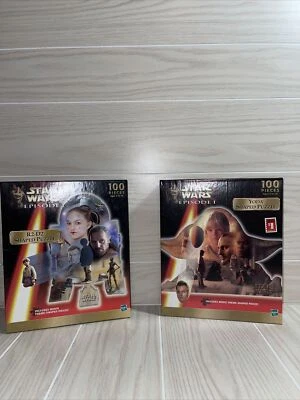Rompecabezas en forma de Star Wars Episodio 1 R2D2 y YODA 100 piezas pieza con forma de tema de película Foto 1 de 4
