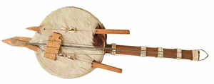 OLD NATIVE AMERICAN CANADIAN INDIAN INUIT ESKIMO ALEUT WOODEN STRING INSTRUMENT - Picture 1 of 7