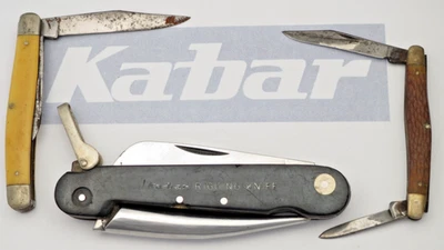 Cuchillos de bolsillo vintage KABAR EE. UU. - Mariner's Marlin Spike - Navaja - Navaja Foto 1 de 4