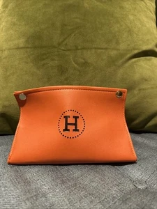 BRAND NEW Tissue Box Desk Tissue Box Orange - Picture 1 of 2