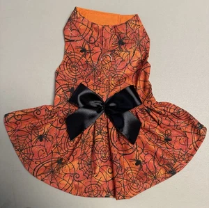 Hundekleidung Halloween Geschirr Kleid mit Schleife Größe: 7 Small - Bild 1 von 1