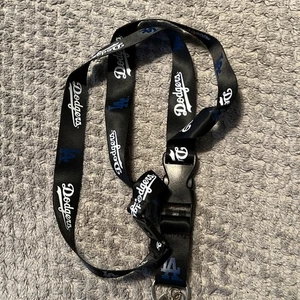 LOS ANGELES DODGERS BLACK/ BLUE KEY LANYARD……MLB - Picture 1 of 4
