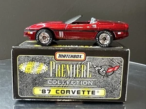 Matchbox 1997 "Premiere Collection Corvette" '87 Corvette® Marrone - Foto 1 di 5