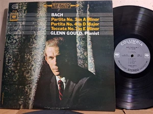 COLUMBIA MS 6498 GLENN GOULD JS Bach Partita #3,4,7 2 EYE VG++ TO NM - Picture 1 of 2