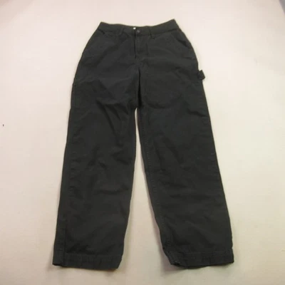 Vans Pantalón, Chinos 25 Pantalones Rectos En Bolsillos Exteriores Negros Chino Casual Foto 1 de 4