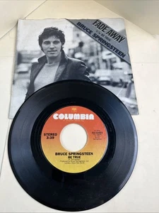 Bruce Springsteen FADE AWAY/ BE TRUE 1980 7” Vinyl Single 45 PIC SLEEVE 11-11431 - Imagen 1 de 6