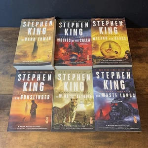 Lot of 6 Paperback Books from The Dark Tower Series by Stephen King Scribner - Bild 1 von 22