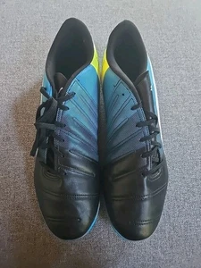 Puma EvoPower 4 Hallenfußballschuhe US 12 schwarz/blau/weiß gebraucht - Bild 1 von 7