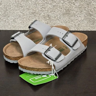 Birkenstock Arizona Kids Vegan Gray Sandal Size 29 US 11-1 New 185 - Image 1 of 4