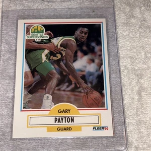1990 Fleer Updated - Gary Payton #U-92 Rookie Card RC Seattle Supersonics NM - Picture 1 of 2