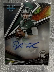 2022 Bowman Best Payton Thorne Auto #BA-PT Michigan State Spartans - Bild 1 von 2
