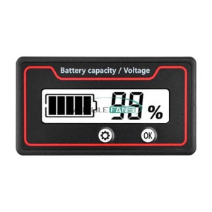 9-120V Lead Acid Li Battery Capacity Indicator Voltmeter Voltage Tester Meter - Picture 1 of 4