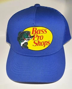Bass Pro Shops Hat Outdoor Fishing Baseball Trucker Mesh Cap Adjustable SnapBack - Picture 1 of 7