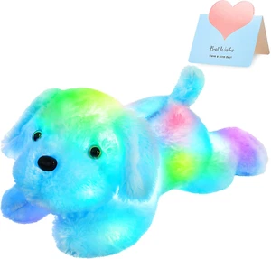 18'' Light up Puppy Stuffed Animal Creative Night Light Lovely LED Dog Glow Soft - Picture 1 of 8