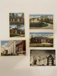 1943 Postcards Western Michigan College Kalamazoo, MIchigan Lot Of 5 1 B&W - Picture 1 of 2