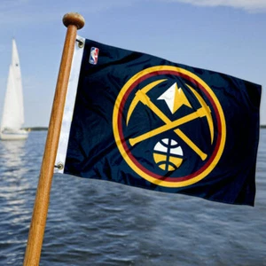 Denver Nuggets Small Mini Boat and Cart Flag - Picture 1 of 6