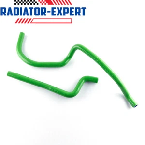 For 07-10 Yamaha Kodiak 450 YFM 450 FAR 4x4 Silicone Radiator Coolant Hose Green - Picture 1 of 6