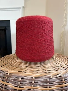 SOFT, Red Cone 100% Peruvian Baby Alpaca #0weight 2lbs. 5oz - Picture 1 of 5