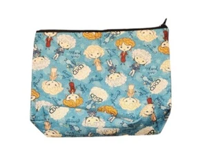 Golden Girls Small Blue Zipper Pouch Makeup Bag - Picture 1 of 3