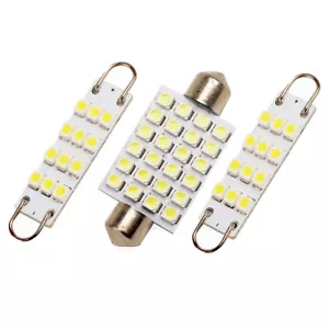 3x White LED Interior Map Dome Lights Bulbs for 88-98 Chevy Silverado GMC Sierra - Picture 1 of 3