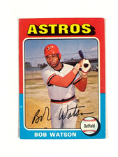 Topps  1975 #227  Bob Watson  Houston Astros  Baseball Card