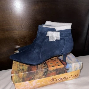 Bella Vita Black Booties Size 12 - Picture 1 of 6
