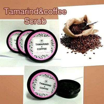 x6 Tamarind & Coffee Face Scrub Detox Reduce Wrinkle Face Mask (OEM) Fast Ship - Image 1 of 4
