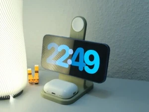 Apple Watch + iPhone Stacja ładująca Stojak Uchwyt Stojak Uchwyt - Zdjęcie 1 z 6