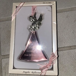 Angelic Reflections Friendship Angel Venitian Style Glass Ornament 2007 New - Picture 1 of 7