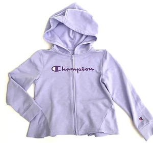 Champion Girls Kids Hooded Full Zip Jacket Lavender Size 4t - Picture 1 of 5