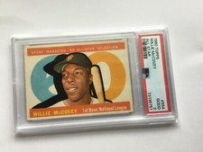 1960 Topps Willie McCovey All-Star Rookie Card PSA 2