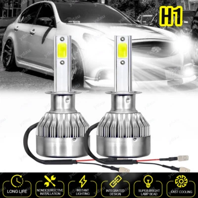 Для INFINITI G37 2008 - 2013 - 2шт H1 светодиодные фары дальнего света лампы 6000K белый - Изображение 1 из 4