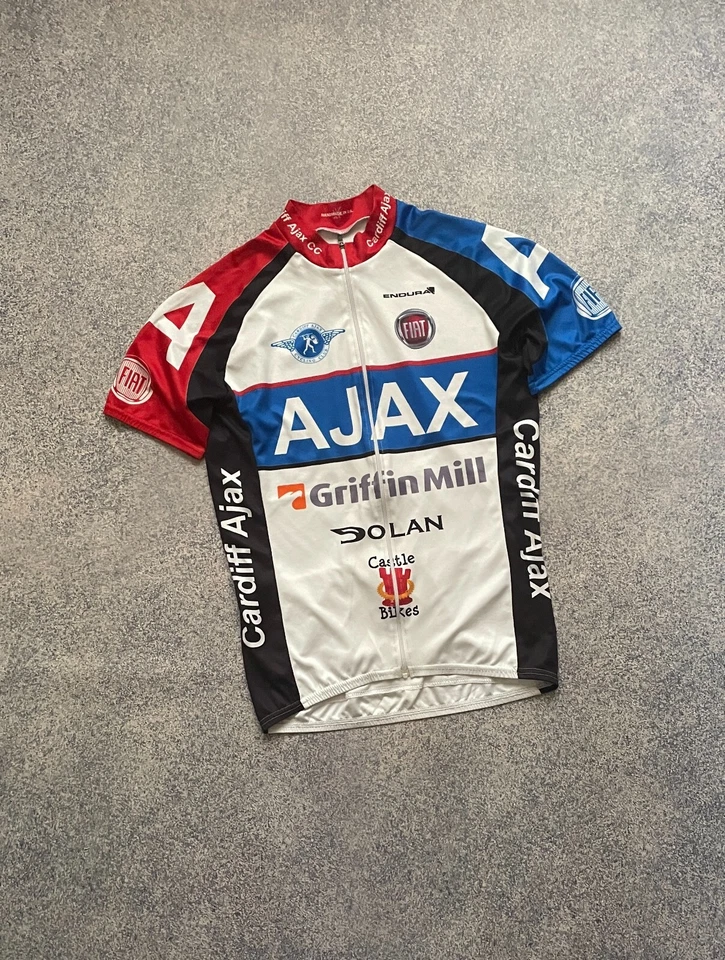 Cardiff Ajax Cycling Club Jersey Shirt Endura Maillot Size M - Image 1 of 4