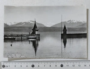 I121739 Cartolina Svizzera - Morges - Port et le Mont Blanc - VG 1961 - Picture 1 of 2