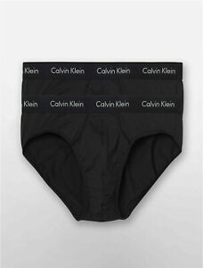 Calvin Klein Microfiber Stretch 2 Hip Briefs Underwear Black Size L