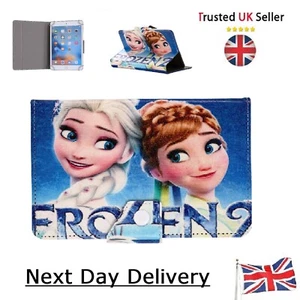 Elsa Anna Frozen 2 Stand up Case for iPad Mini 1 2 3 4 5 6 Protective kids Cover - Picture 1 of 7